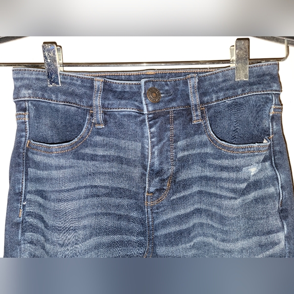 AE Dream High-Waisted Jegging, Size 2, Distressed - Picture 4 of 12